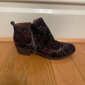 Lucky Brand Paisley Ankle Boots
